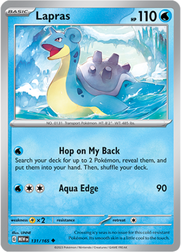 1x Lapras 131/165 Scarlet & Violet 151 Pokemon TCG Card NM | eBay