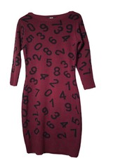 Asos Women Rust Red Sweater Dress Size 10