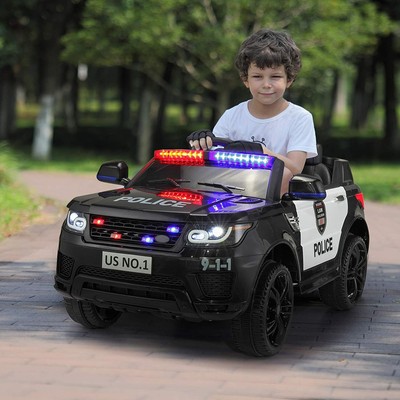 remote control police car with working lights and siren