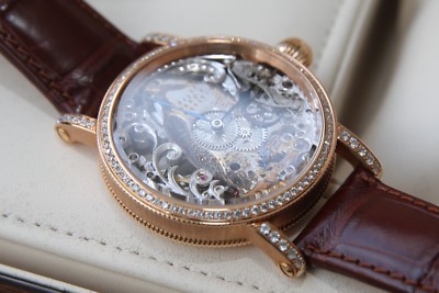 CHRONOSWISS of REF CH 6721R 18K PINK GOLD AND DIAMONDS SKELETON ARAB  FALCON