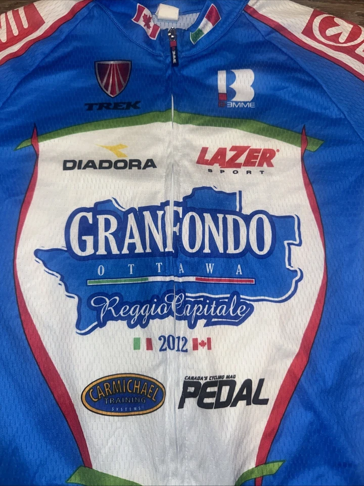 Camiseta deportiva de ciclismo B-emme para hombre grande Trek Gran Fondo Ottawa #KK Foto 2 de 4