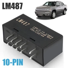 LM487 LED Flasher Relay 10PIN For 2003-2006 Chevy GMC Turn Signal Hazard Warning