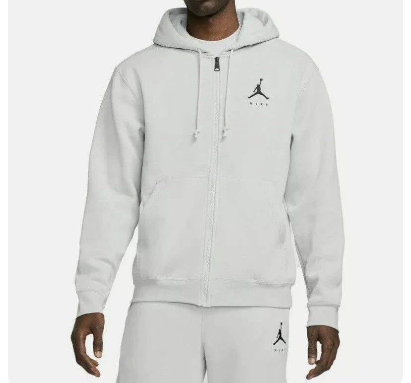 white jordan zip up hoodie