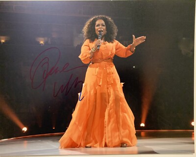 World Famous celebrity, actress, talk show host Oprah Winfrey Signed 11x14  Photo | eBay