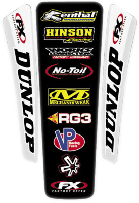 Factory Effex Universal Rear Fender Graphics Original Style FX07-32020 Decal