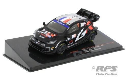 Miniature Toyota Yaris GR Rally1 – Ogier #17 – Croatie 2024 – 1/43 – IXO RAM932