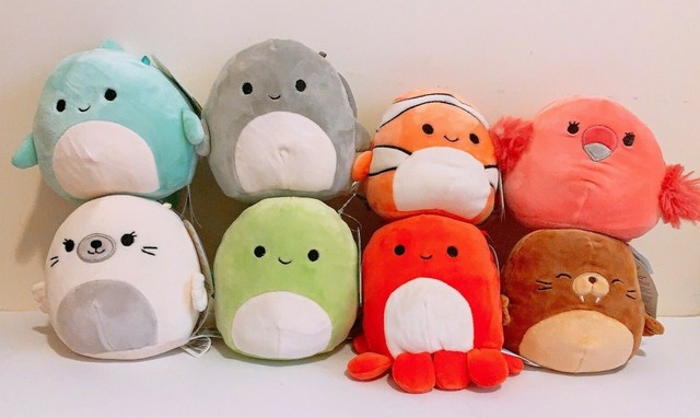 squishmallows minis 8 pack plush set