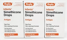 Rugby Infants Gas Relief Drops (Dye Free) 30 mL - Exp Date 04-2026 (3 Pack)