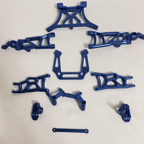 Traxxas 8633X - Rear Right Suspension Arms, Heavy Duty, Blue, E-Revo - Foto 6