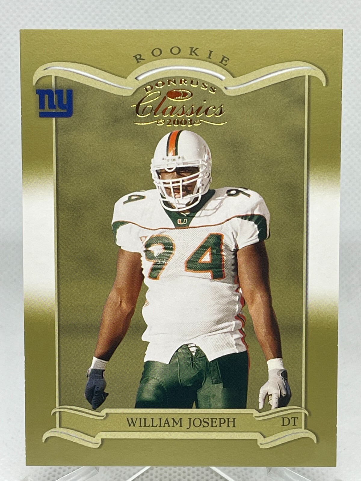 William Joseph Donruss Classics #228 Base