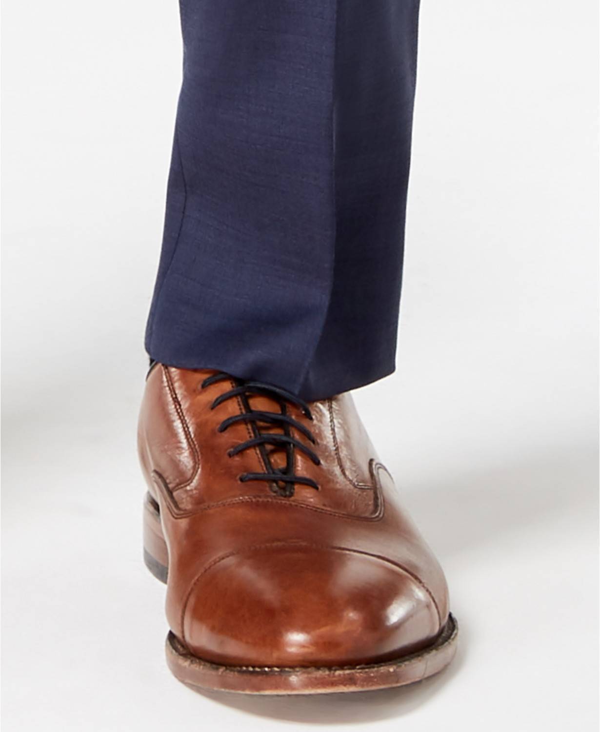 Tommy Hilfiger Men Blue Fit Dress Pants Flat Front Trousers Size 
