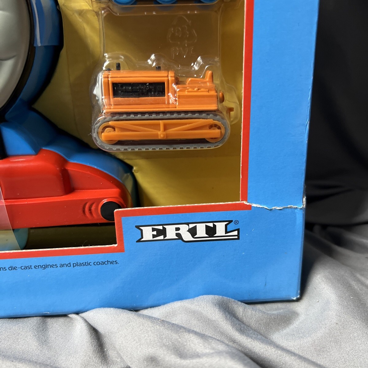 RARE Vintage 2002 ERTL Thomas the Train Carrying Case Storage Box  display picture 1