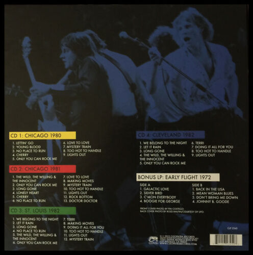 UFO ‎- Live Sightings - 4 x CD + Colored Vinyl Album LP - SEALED Record Box  Set