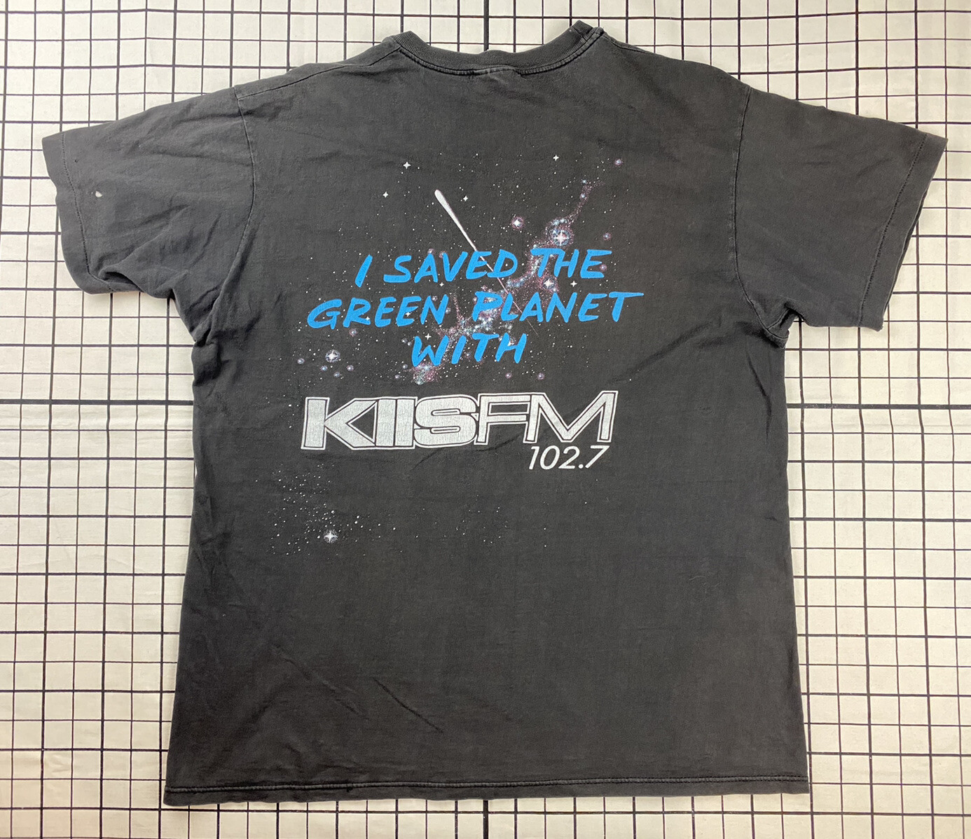 VINTAGE 90s UNIVERSAL STUDIOS HOLLYWOOD ET T SHIRT KIIS FM 102.7 radio film RARE