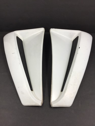 1999-2004 Ford Mustang Quarter Panel Side Scoops Left & Right White
