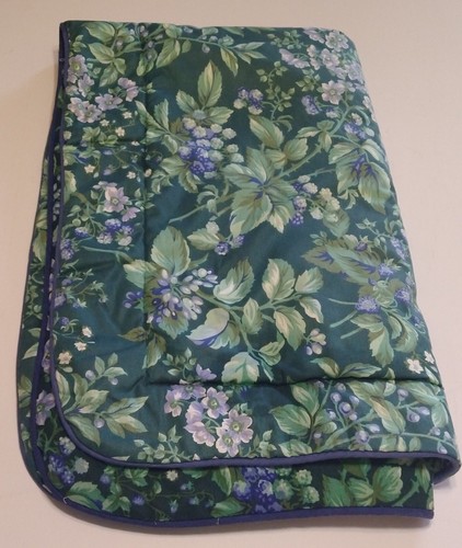 Laura Ashley Bramble Berry Floral Quilted Pillow Sham KING - Picture 2 of 3