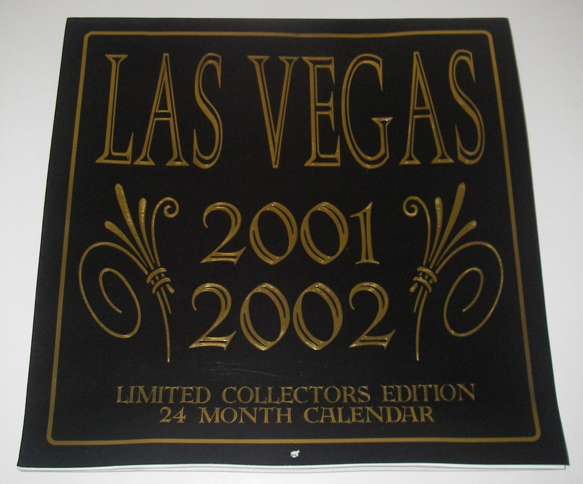 CALENDAR Las Vegas Limited edition 2001 2002 Casinos
