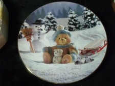 Cherished Teddies Collector Plates By Priscilla HillmanA NEW YEAR WITH OLD FRIEN