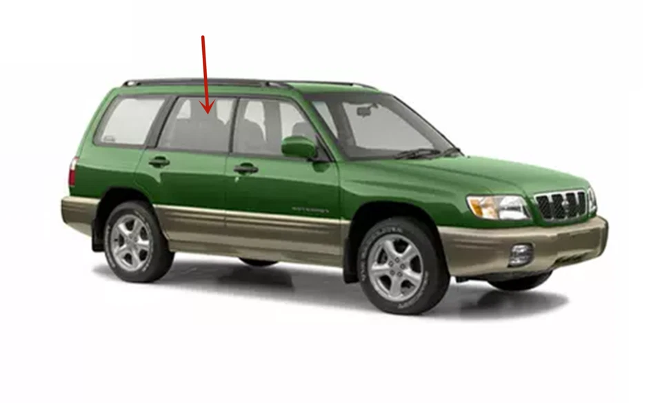 Fits 1998-2002 Subaru Forester Passenger Right Side Rear Door Window Glass Foto 2 de 4