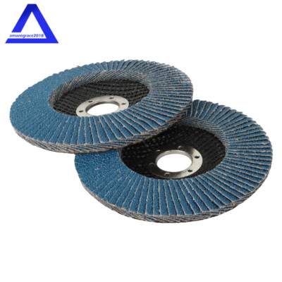 10×Premium Zirconia Flap Disc / Wheel Angle Grinder Sanding Disk 5'' 125mm 40Grit
