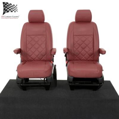 Vw Transporter T5/T5.1 Caravelle Front Seat Covers Leatherette (2003-2015) 965