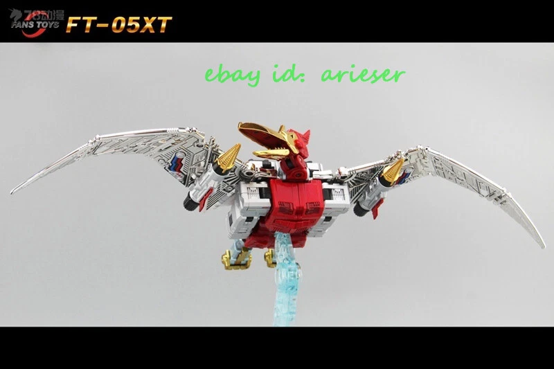 Fanstoys Ft-05xt Soar Red Version Iron Dinobots Action Figure New Toy In Stock - Image 3 of 4