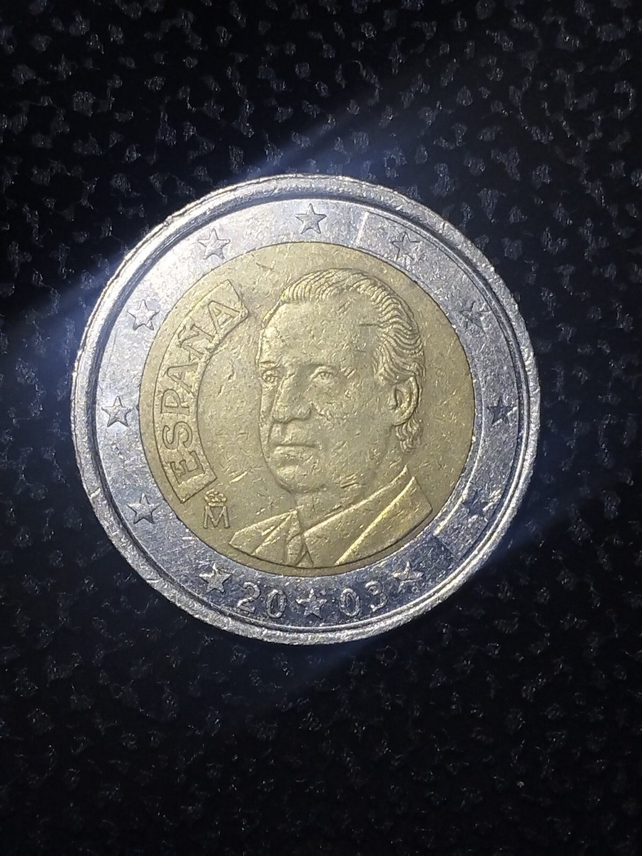 2003 - Republic of Spain, España - 2€ (Two) Euro Coin Error