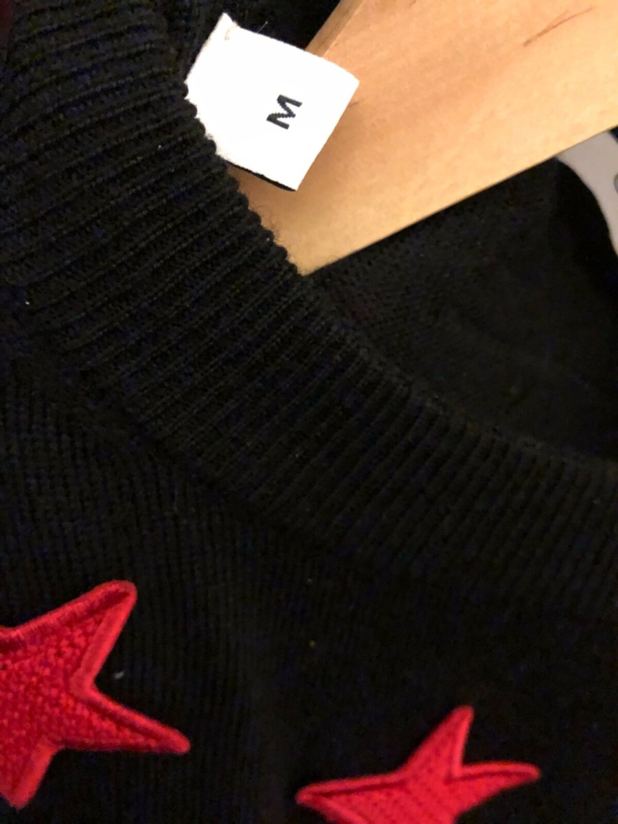 100% authentic Givenchy star embroidered sweater, sz medium | eBay