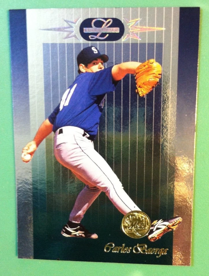 🔥STERLING HITCHCOCK🔥 1996 Leaf Limited ERROR Baseball Card SEATTLE MARINERS - Image 2 of 4