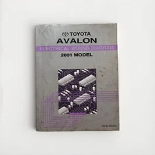 Toyota Avalon 2001 OEM Shop Service Repair Manual Wiring Diagrams ETM Schematics