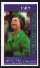 ERITREA 1986, 60. Geburtstag von Queen Elizabeth II Pracht U/M MS 1,60 S., MAJOR