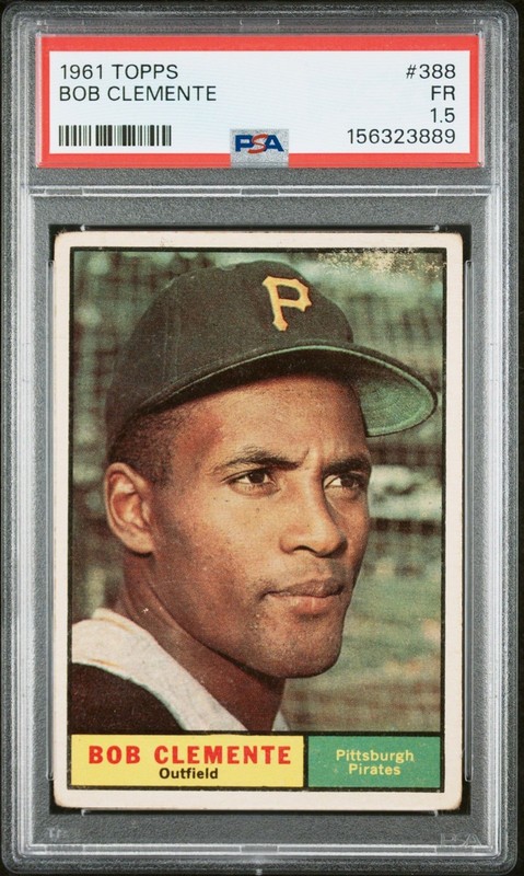 Bob Clemente 1961 Topps PSA 1.5 #388 Pittsburgh Pirates