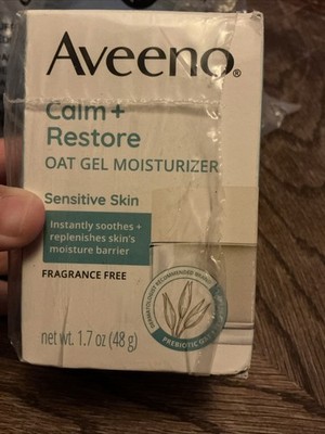 Aveeno Calm and Restore for Sensitive Skin, Oat Gel Moisturizer - 1.7oz
