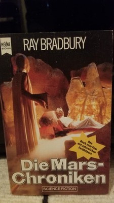 THE MARTIAN CHRONICLES R.Bradbury german TV film tie in paperback, 1983, photos!
