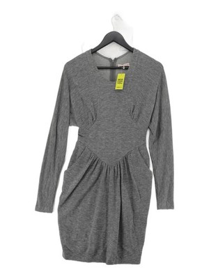 Rebecca Taylor Midikleid A-Linie S in Grau