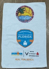 Ironman Panama City Florda 25th Anniversary 2023 Triathlon Race Towel 17"
