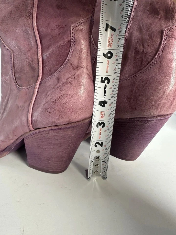 Botas vaqueras de cuero para mujer Free People. Lavanda. Talla 9 1/2. Nuevo. Foto 4 de 4