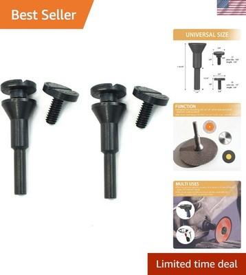 Versatile 2-Pack Mandrel for Type 1 Cut-Off Wheels - Die Grinder Essential