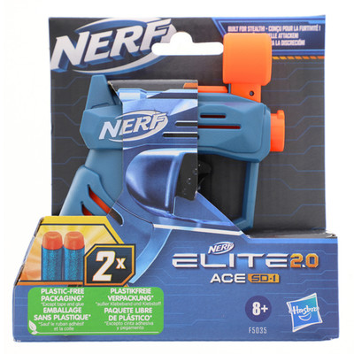 NERF Elite 2.0 Ace SD-1 Dart-Blaster inklusive 2 Elite Darts Ab 8 Jahre
