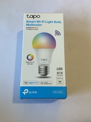 TP-Link Tapo L530E Smart Leuchtmittel E27 Wlan Wifi Birne RGB dimmbar 8,7W 806lm