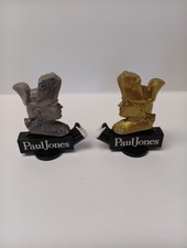 Vintage Paul Jones Bottle Pourer Spout Toppers Lot Of 2 Collectible Unique
