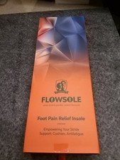 Flowsole Foot Pain Relief Insole Men's And Women Size Medium