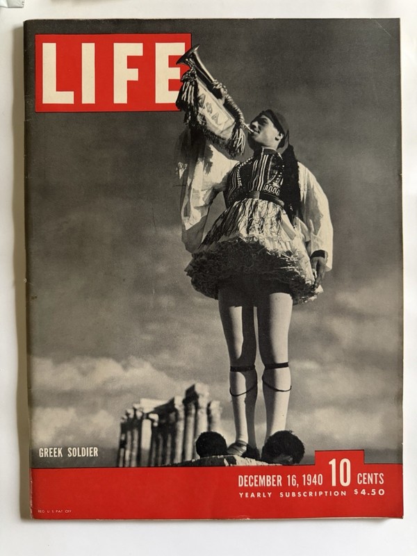LIFE Magazine December 16 1940 Illustrated English News Issue Greek Soldier