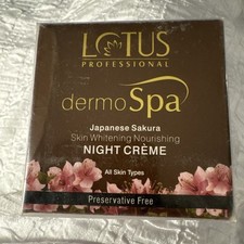 Lotus Professional Dermo Spa Japanese Sakura Skin Whitening Night Creme, 50g