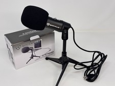 Rockville Z-STREAM USB Microphone w/ Tripod Stand  USB Cable  Manual Box