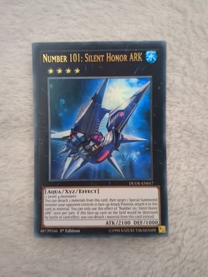 Yugioh Nummer 101: Stille Ehre ARK DUDE-DE017 Ultra Rare 1. Auflage 