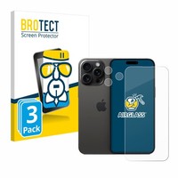 3X Panzerfolie Schutzglas Apple Iphone 15 Pro Max (Display+Kamera) Displayschutz