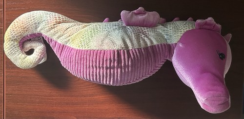 Scentsy Buddy Suri The Seahorse Plush 16" Glittery Retired Plush- No Scent Pouch - Foto 11 di 24