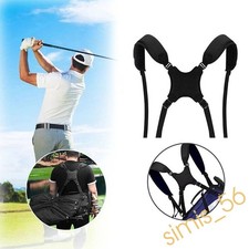 Golf Bag Double Shoulder Strap Adjustable Oxford Cloth Padded Carry Comfort UK