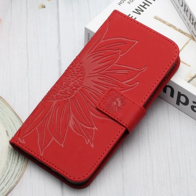 Sunflower Leather Flip Wallet Case Compatible with iPhone 17 16 15 14 13